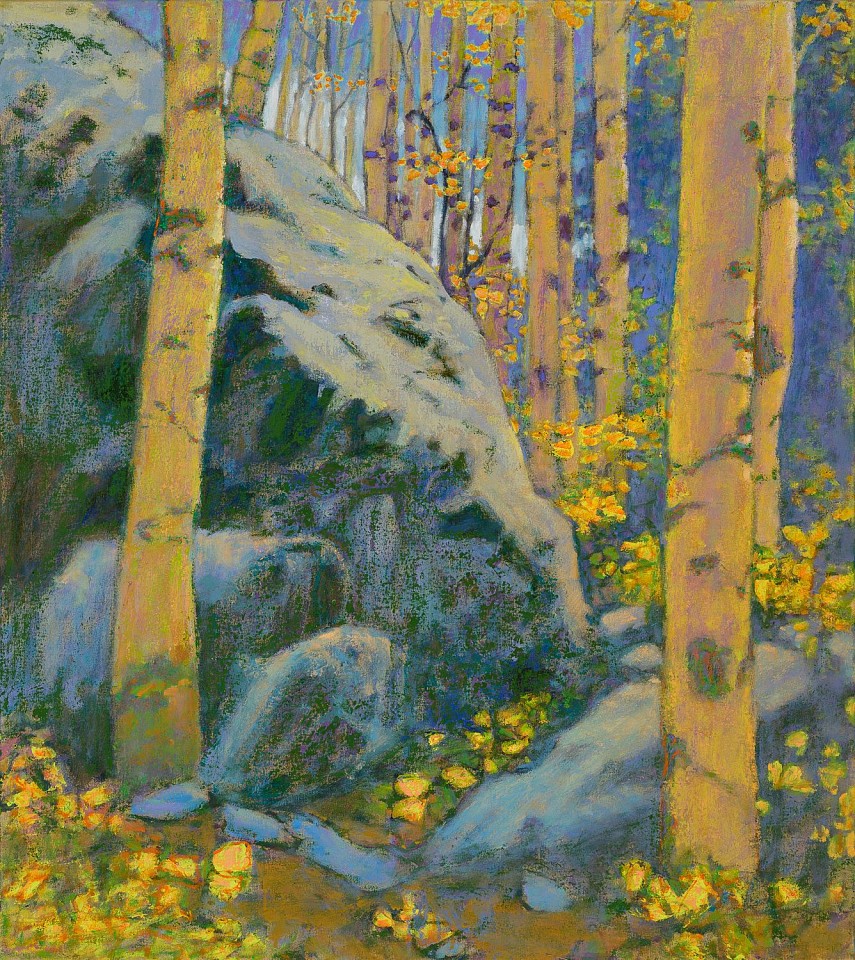 Richard Stevens, Aspen-Boulder, 2022
oil on canvas, 40"x 36", 42"x 38" framed
RS 019
Price Upon Request