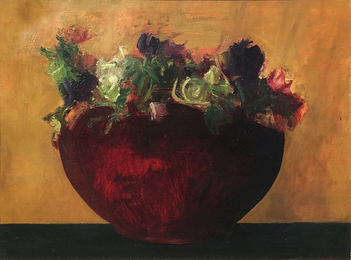 Haidee Becker - Pot of Anemones, 1986