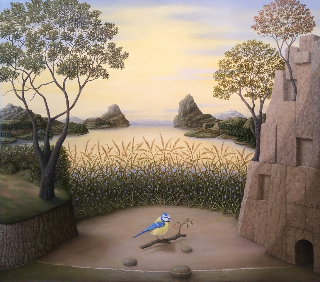 Charles Keiger, The Cove (Blue Titmouse), 2020
oil on canvas, 30" x 34", 36.5" x 41" framed
CK 669
$8,050