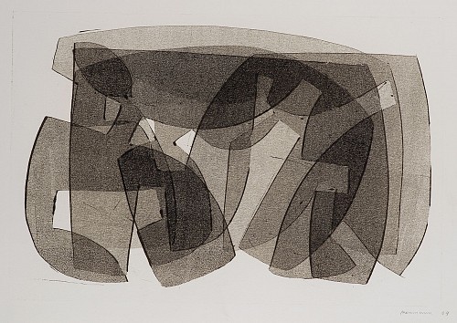 <i>Abstract Composition/ Black & Gray</i>, 1969