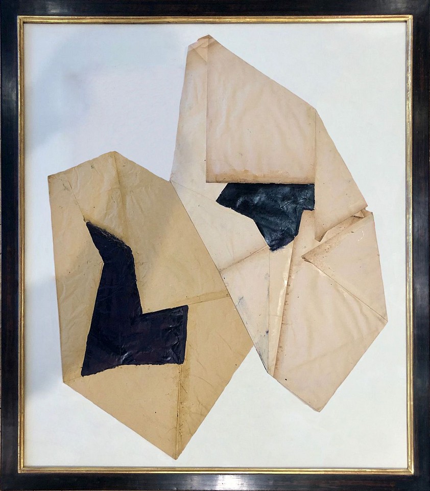 Jean-Pierre Bourquin 1950-2020, Untitled/ Mixed media on folded paper, 2018
mixed media on paper/ cream with black details, 34.5" x 14.5", 43" x 37.5" framed
JPB 1315-2
Price Upon Request