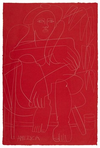 <i>Woman in Red</i>, 2018