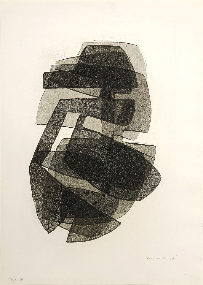 Otto Neumann 1895-1975, Abstract Composition, 1970
monotype on paper, 24.625"x 17.75", 33" x 26" framed
OT 094038
Price Upon Request