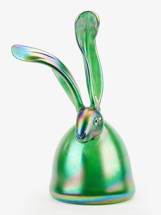 Hunt Slonem, Adler, 2021
Blown glass sculpture, 17"x10"x11"
Unique bunny/green
IDW 15
$8,500