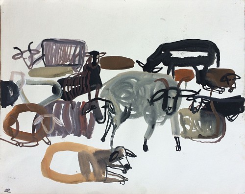 Exhibition: Olena Zvyagintseva, Work: Dark Sheep-2, 2020
