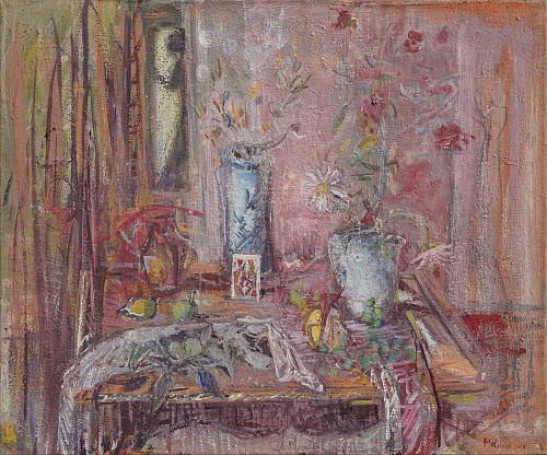 Exhibition: Salon Style 2022, Work: Isabelle Melchior Small Still Life With A Play Card, 2020