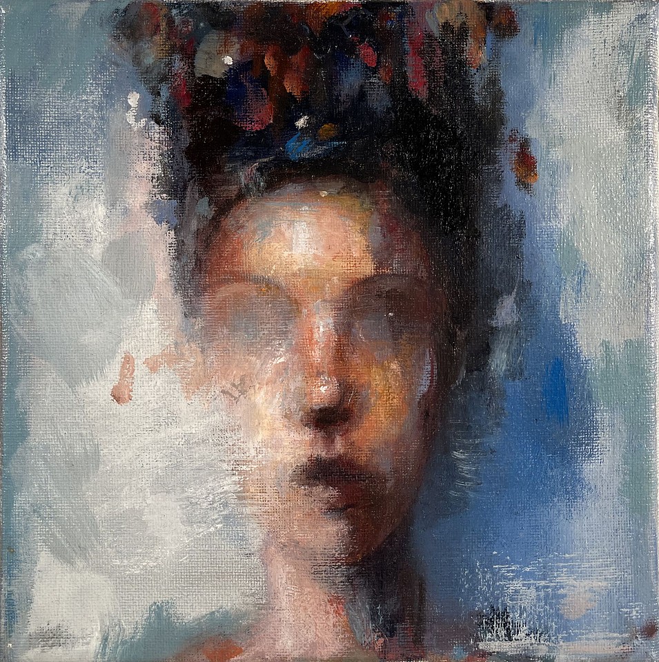 Calvin Jones, Untitled-Blue, 2022
oil on canvas, 8" x 8"
CJ 63
$1,200