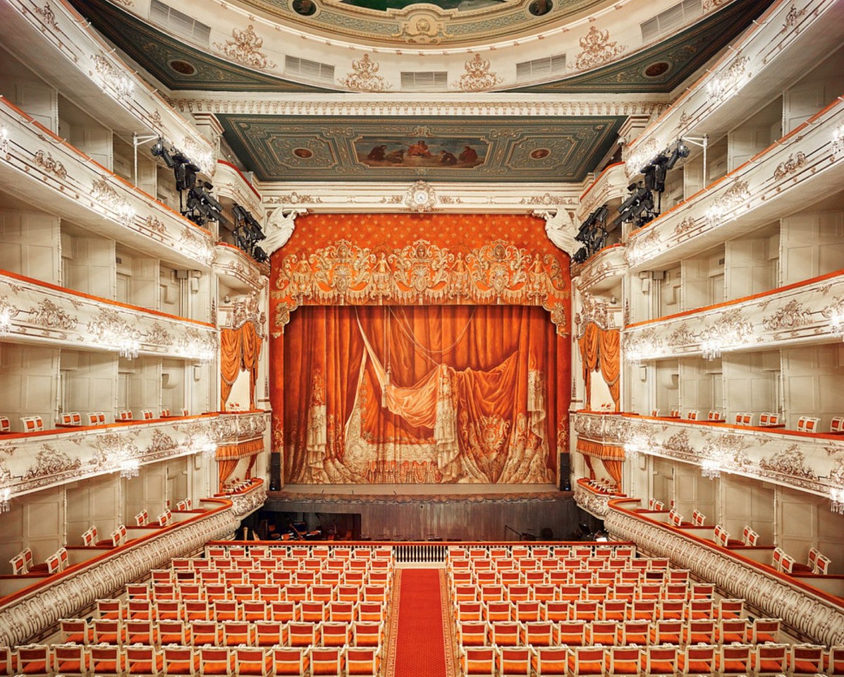 David Burdeny, Mikhailovsky Theatre Curtain, St. Petersburg, Russia, 2014
Archival pigment print, 44" x 55", 47" x 58" framed 
Edt. 5/10
DB 23
$11,300