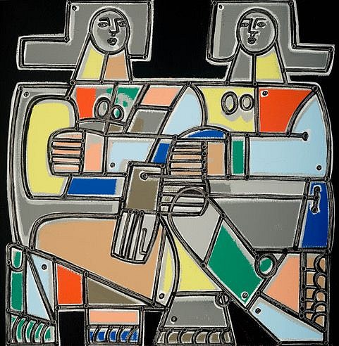America Martin, Two Women Recline, 2022
Oil and acrylic on canvas, 48" x 48", 49" x 49" framed
ACM 454
$16,500