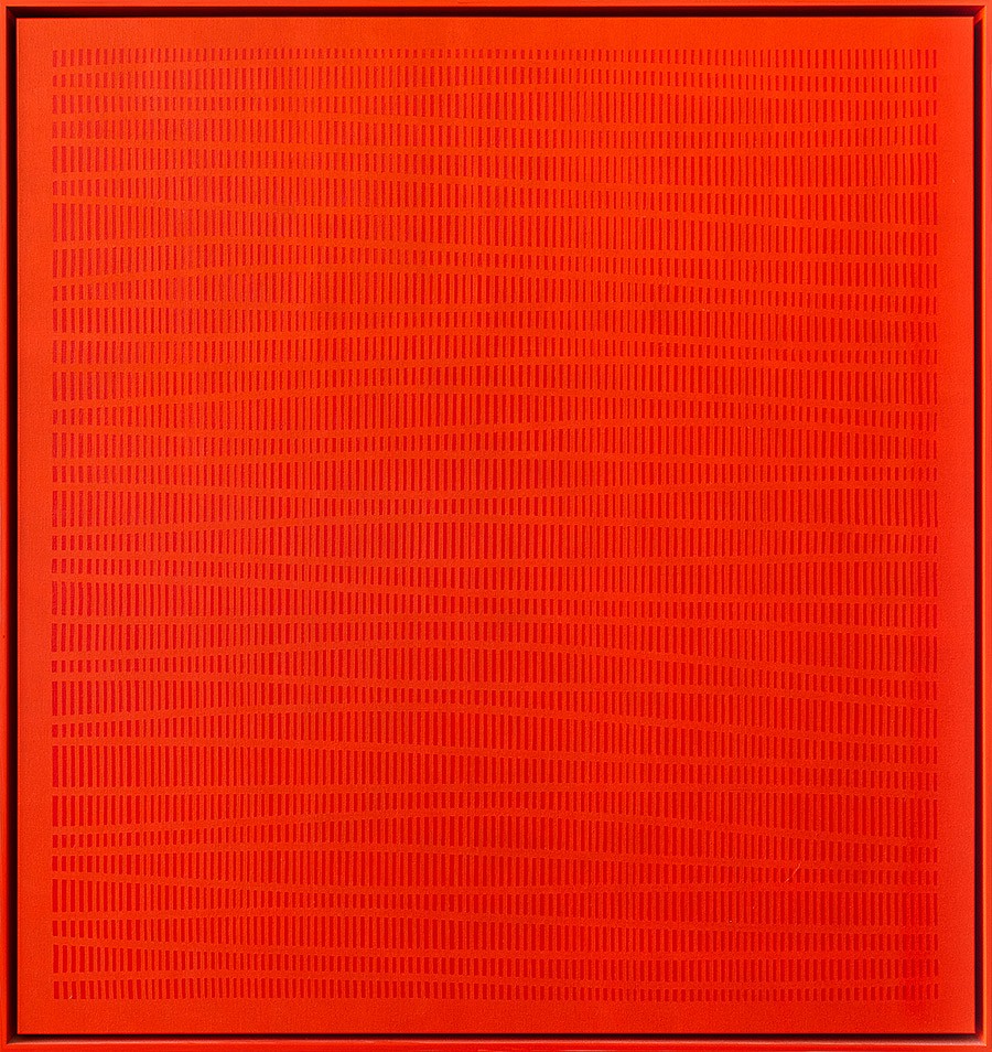 Berto, Red-Hearts Rhythm, 2019
Acrylic on Linen, 57" x 53.5"
BRO 05
$12,700