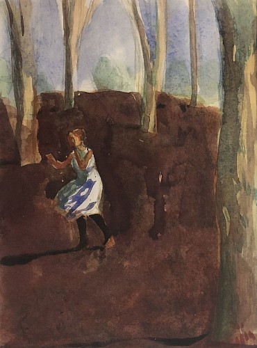 Woman in the Woods, 1990