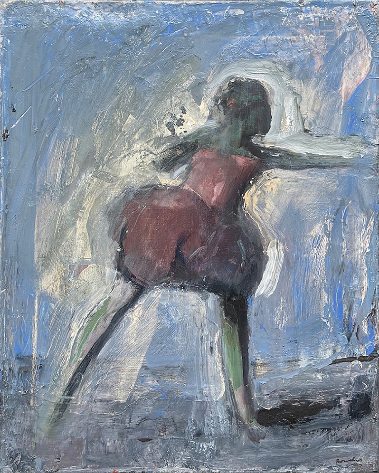 Chuck Bowdish 1959-2022, Dancer in Red Dress, 2012
oil on canvas, 16" x 20", 25" x 20.5" framed
CB 340
Sold