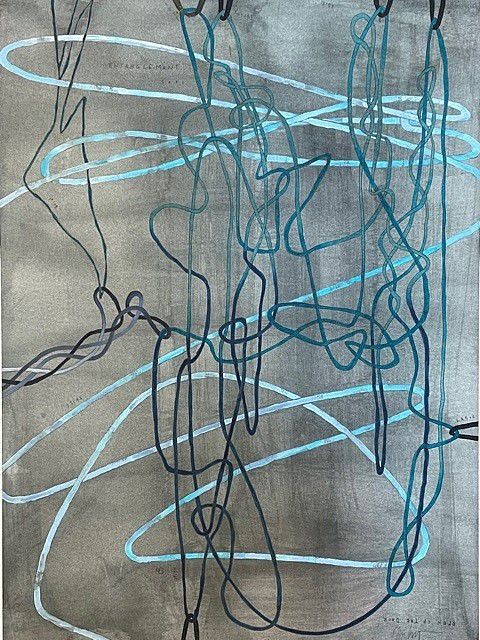 Martin Whist, Entanglement, 2022
Watercolor,graphite, ink on paper, 30" x 22.5", 33"x 26.5" framed
MWH 40
$4,100