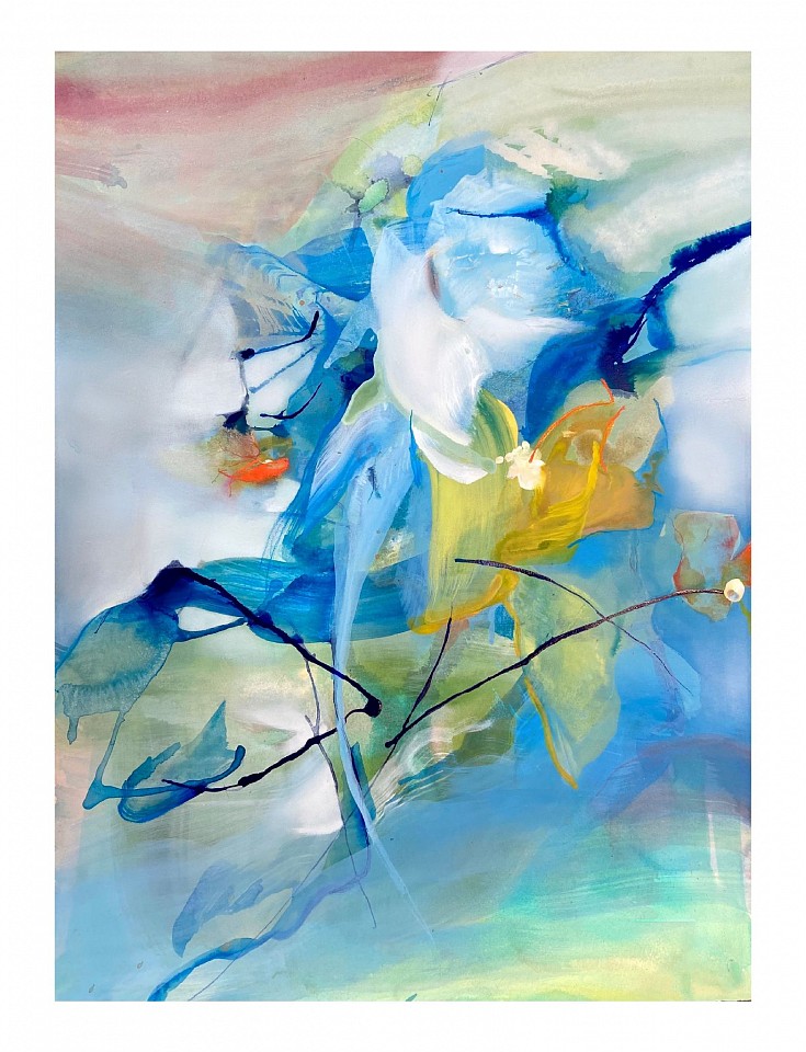 Sara Pittman, Seasons Exchange, 2022
Mixed media on 300lb watercolor paper, 30"x 22", 36" x 28" framed
SPI 26
$4,200