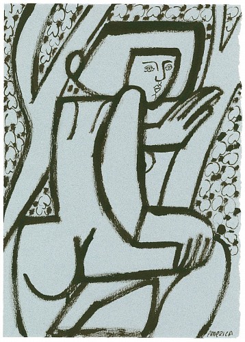 Woman Sits in Tree with Breeze, 2016