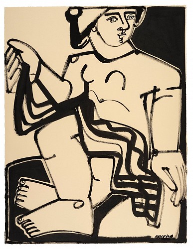 Woman with Silk Scarf, 2022
