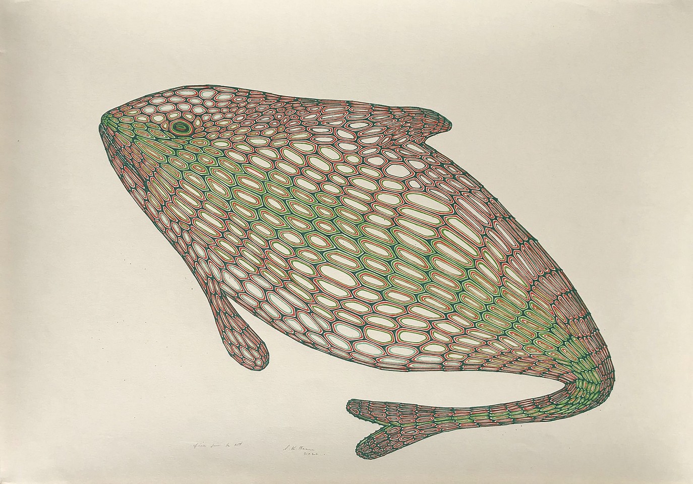 Stewart Helm, Fish From the Net, 2022
ink on paper, 17.75"x 25"
SH-643
Price Upon Request