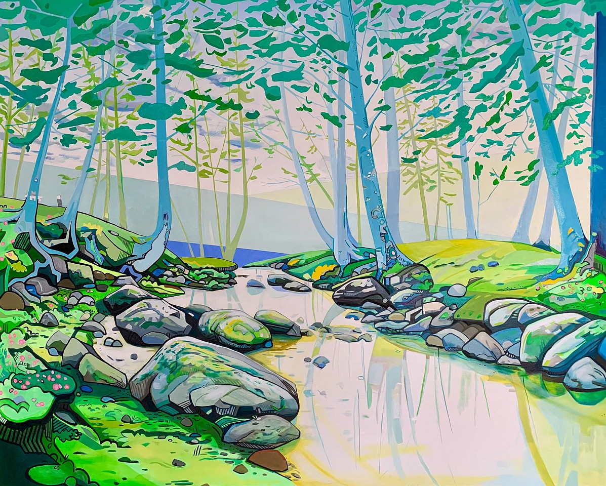 Martin Kahnle, Soap Creek, 2023
oil on canvas, 48"x 60"
KAH 04
Price Upon Request