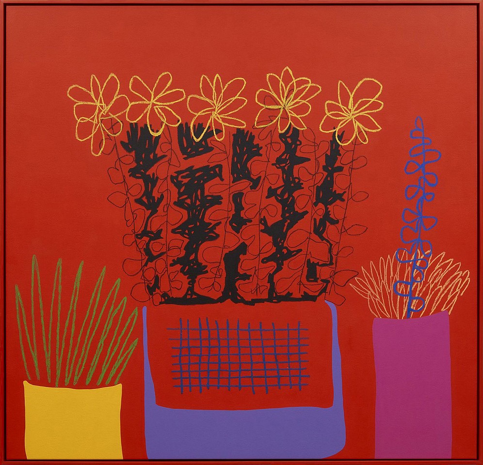 Berto, Portrait of My Plants, 2023
Acrylic and crayon on linen, 55"x 53", 56"x 54" framed
BRO 30
Price Upon Request