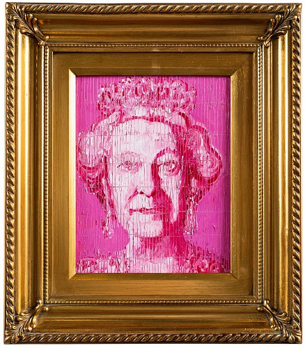 Exhibition: SALON STYLE 2023, Work: Hunt Slonem Her Majesty Queen Elizabeth, 2023