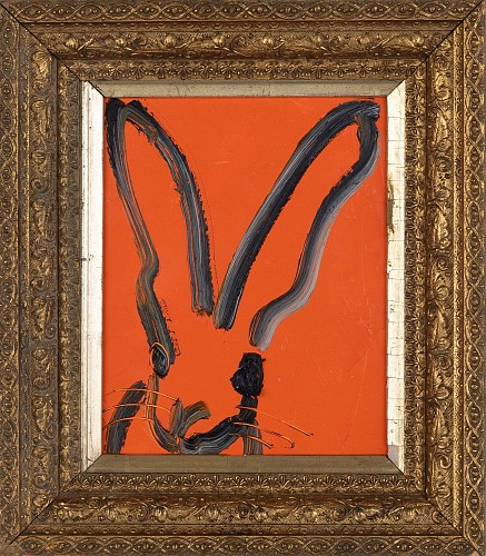 Hunt Slonem Untitled Orange, 2019