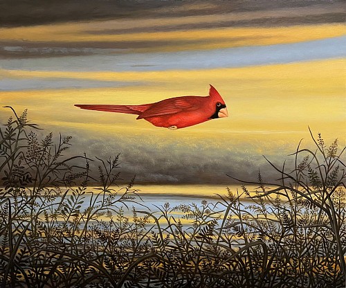 Exhibition: NEW WORKS BY CHARLES KEIGER, Work: The Cardinal, 2023