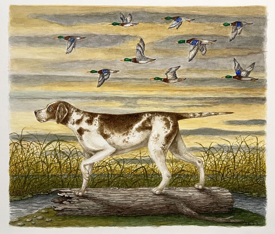 Charles Keiger, Pointer 2, 2023
watercolor on paper, 12.75"x 15"
CK 693
Price Upon Request