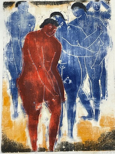 Otto Neumann 1895-1975 - Five Abstract Figures, 1952