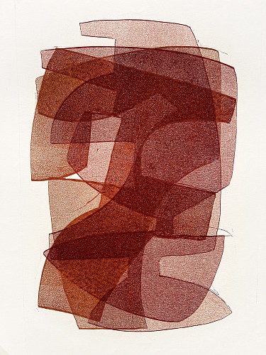 Otto Neumann 1895-1975 - Abstract Red and Brick Red, 1968