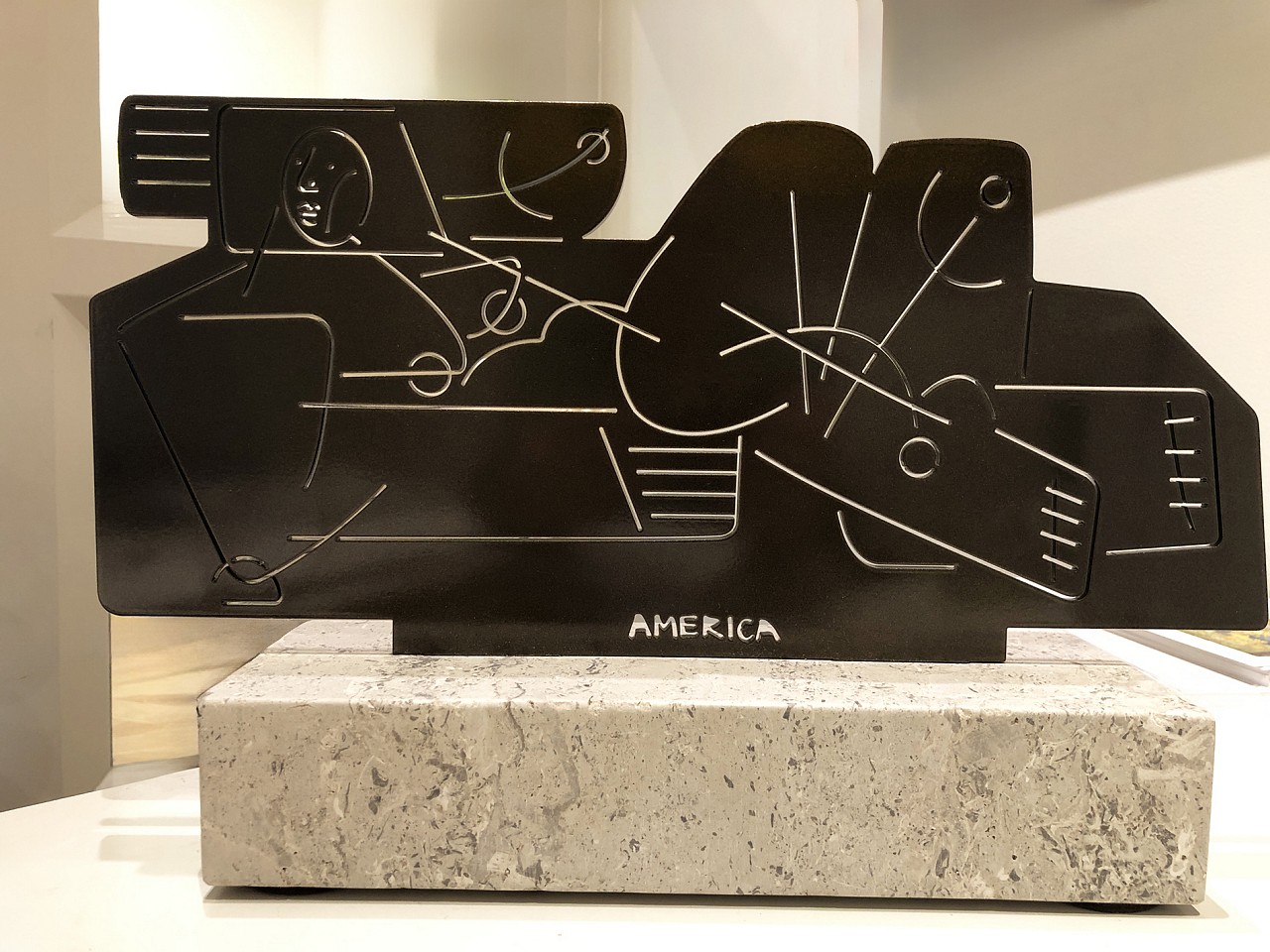 America Martin, Woman Reclines, 2024
Bronze powder coated steel Travertine base, 9.5" x 17"
ACM 551
Price Upon Request