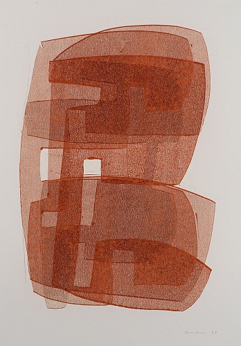 Work: Abstract Composition / Orange, 1969