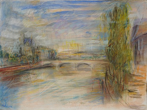 Isabelle Melchior - The Seine and the Louvre, 2024