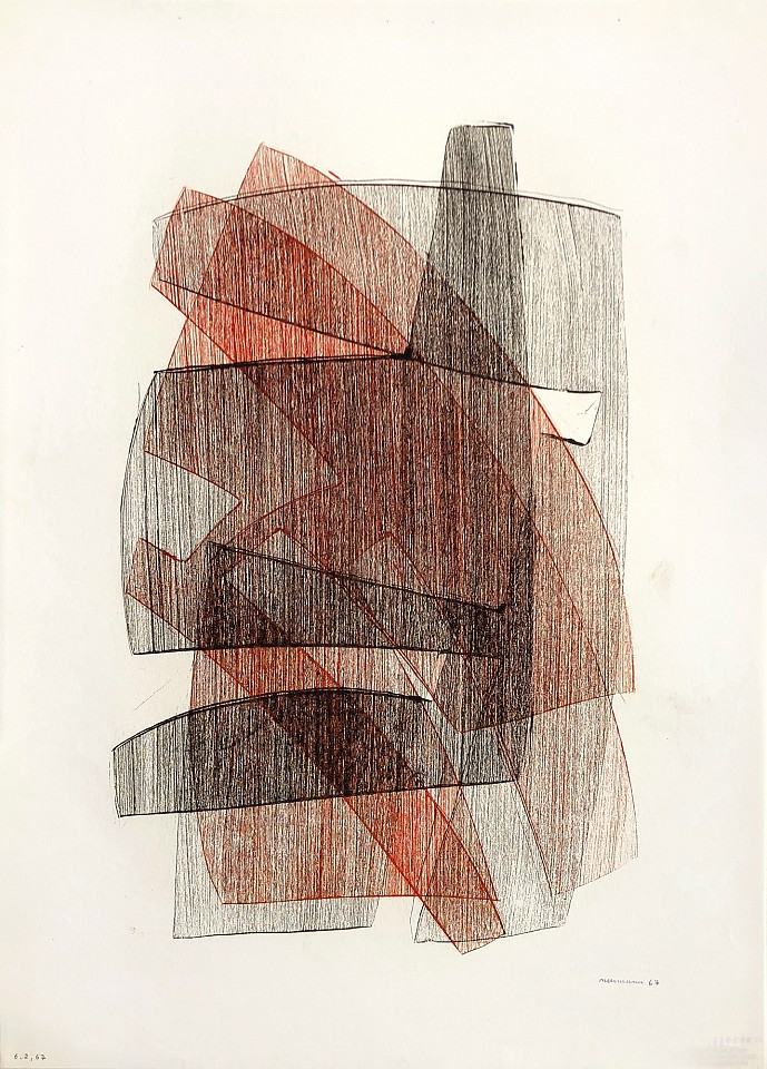 Otto Neumann 1895-1975, Abstract Composition, 1967
24.5" x 18" , unframed
Monotype on paper
OT 081045
Price Upon Request