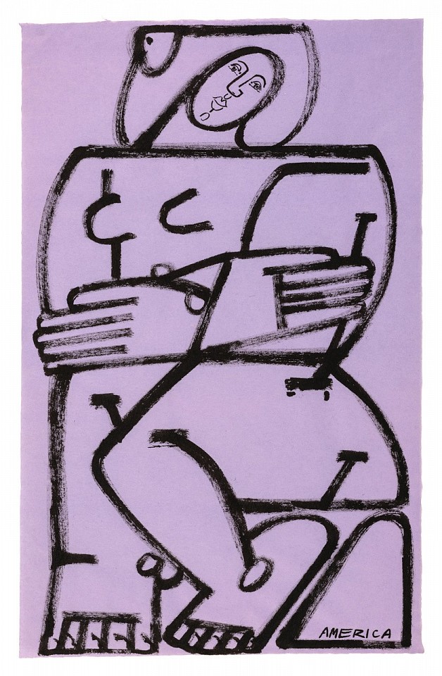 America Martin, Woman In Violet, 2022
12" x 18.75" x 19" x 25" framed
In on Handmade Paper
ACM 567
Price Upon Request