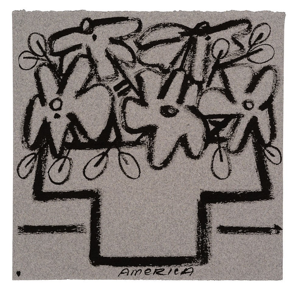 America Martin, Dog Flower, 2022
6" x 6", 13" x 13" framed
Ink on Cotton Paper
ACM 568
Price Upon Request