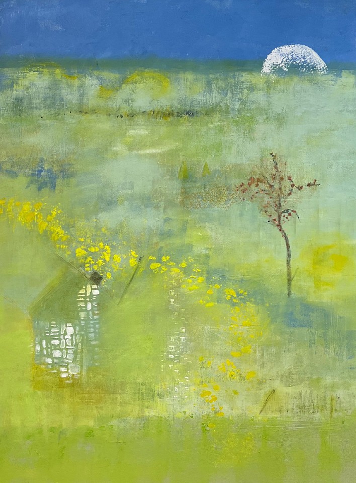 Helen DeRamus, Respite, 2025
40"" x 30""
Oil, cold wax medium, on cradled panel
HDR 87
Price Upon Request