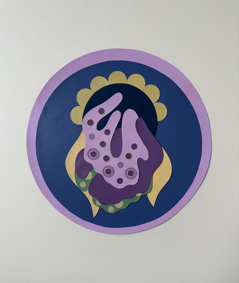 Shazia Fahim, Iris of My Eye, 2025
15" x 15", 19.5" x 19.5" framed
monoprint/ Acrylic on paper
SFH 014
Price Upon Request