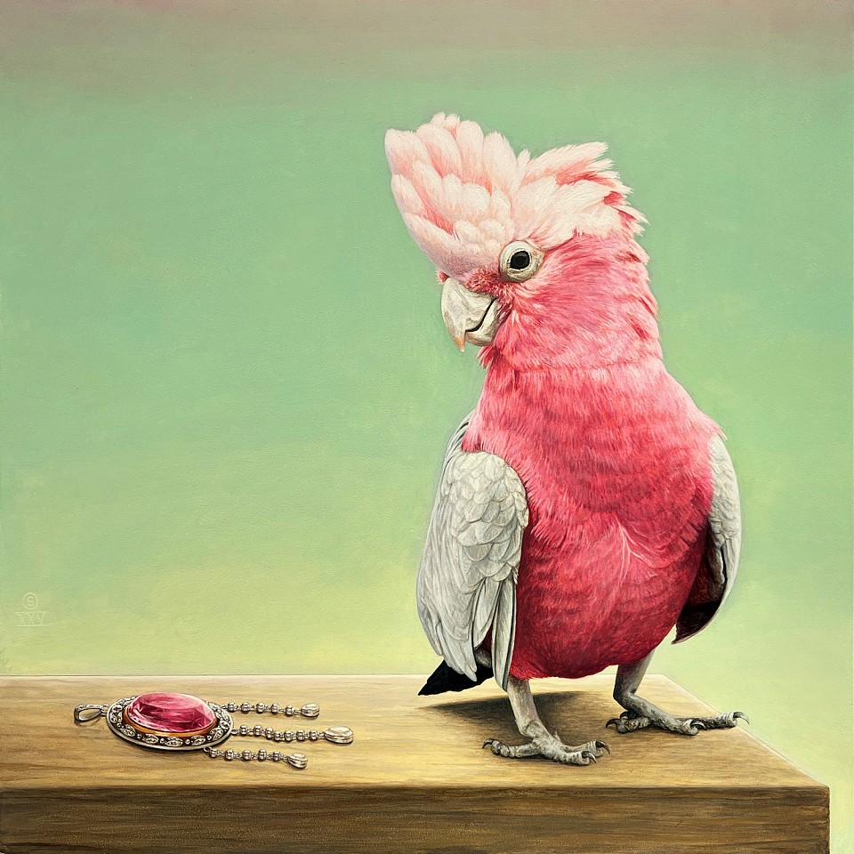 Stephen  O&#039;Donnell, Rivial, 2025
16" x 16" 
Acrylic on panel
SOD 45
Price Upon Request