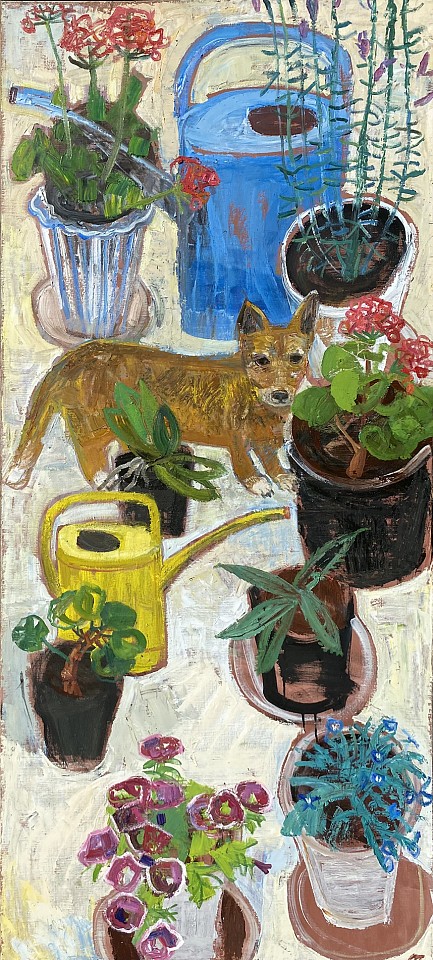 Olena Zvyagintseva, Red Dog, 2023
58" x 25.5", unframed
Oil on linen
OZ 713
Price Upon Request