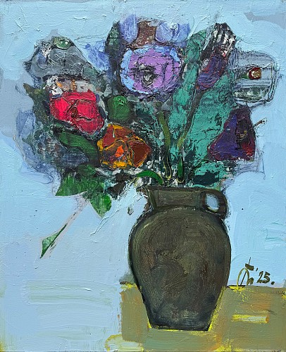 EXPRESSIONS OF LIFE WITH
OLENA ZVYAGINTSEVA, SERHIY HAI & ISABELLE MELCHIOR 2025 - Installation View&nbsp;