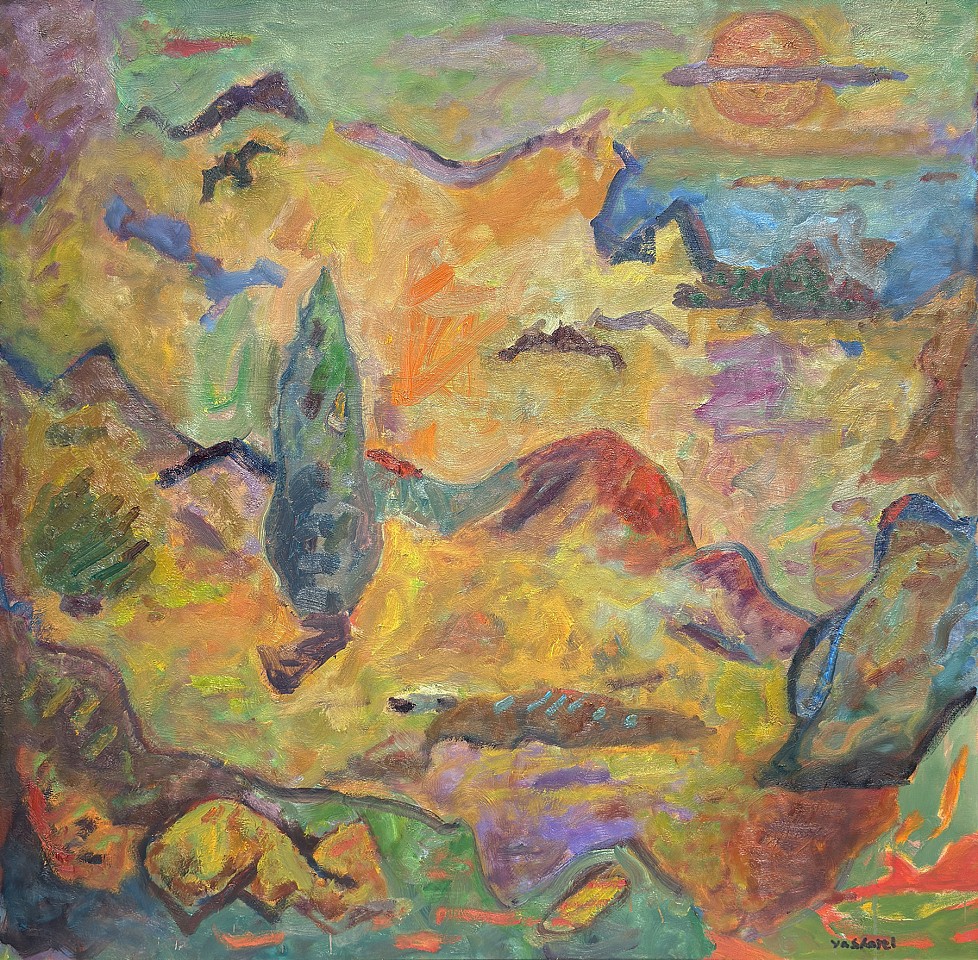 Yasharel Manzy, Oil on canvas
48" x 48", 50" x 50" framed
YM 551
Price Upon Request