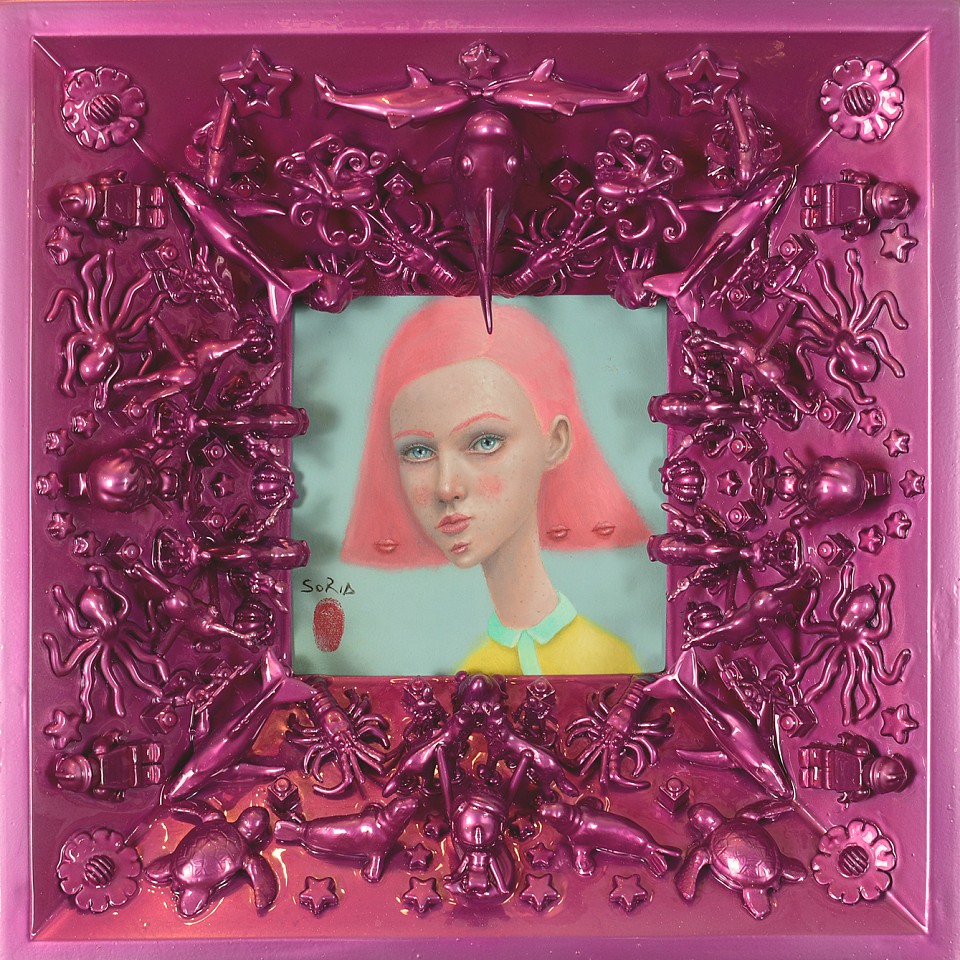 Mario Soria, Sugar Kisses, 2025
6.3'" x 6.3", 13.77" x 13.77" framed
oil on panel, toybox frame pale pink
SOR 54
Price Upon Request