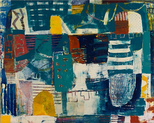 Anne Hebebrand -&nbsp;Oil & cold wax on canvas