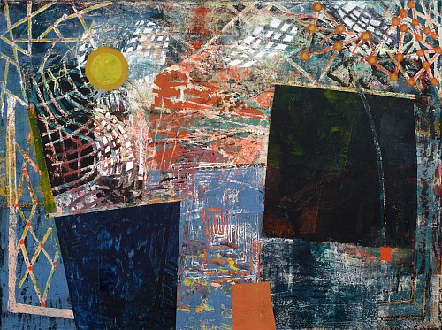 Anne Hebebrand -&nbsp;Oil & cold wax on canvas