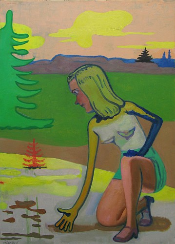 Blonde in Landcsape, 2019