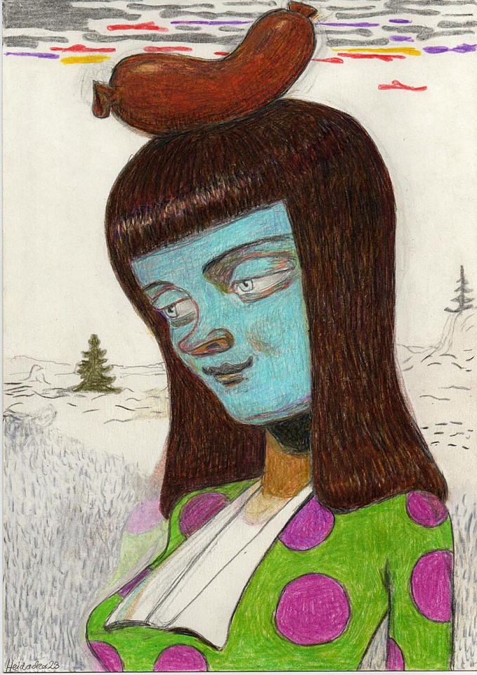 Stephanus Heidacker, pencil and colored pencil on paper
11.625"" x 8.25""
STEPH-383
Price Upon Request