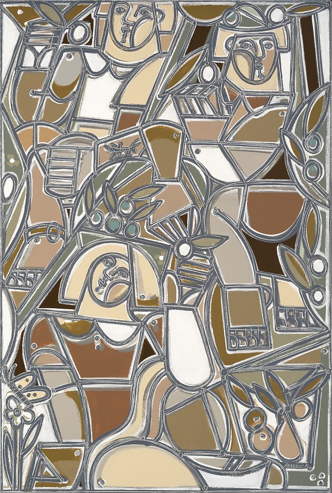 America Martin, The Family II, 2026
65" x 44", 67" x 46" framed
Oil & acrylic on canvas
ACM 581
Price Upon Request