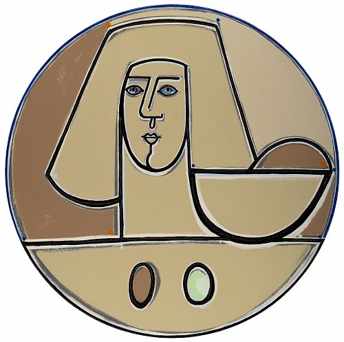 Work:&nbsp;Painting of a Statue of a Poet, 2025