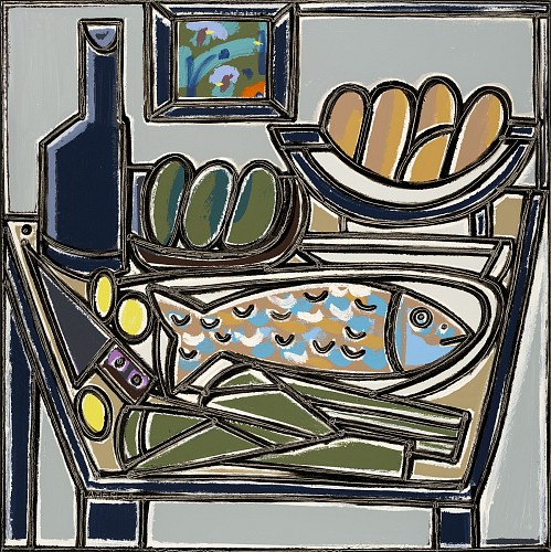 Work:&nbsp;Fish, Leaks, Yellow Garlic, 2025