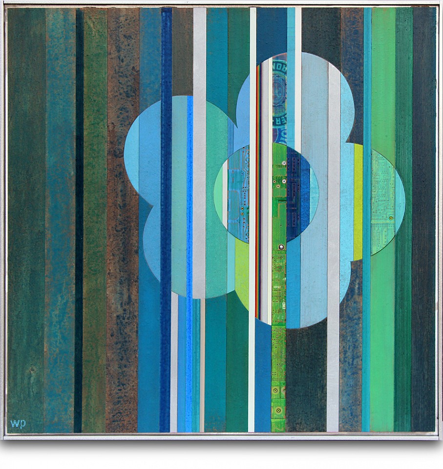 Woody Patterson, Bloom 5, 2025
23.5"x 23.5" x 1.5" framed
Mixed media assemblage on panel
WP 104
Price Upon Request